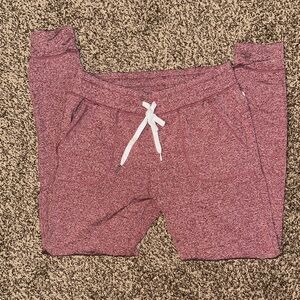 Zyia Maroon Cozy Joggers